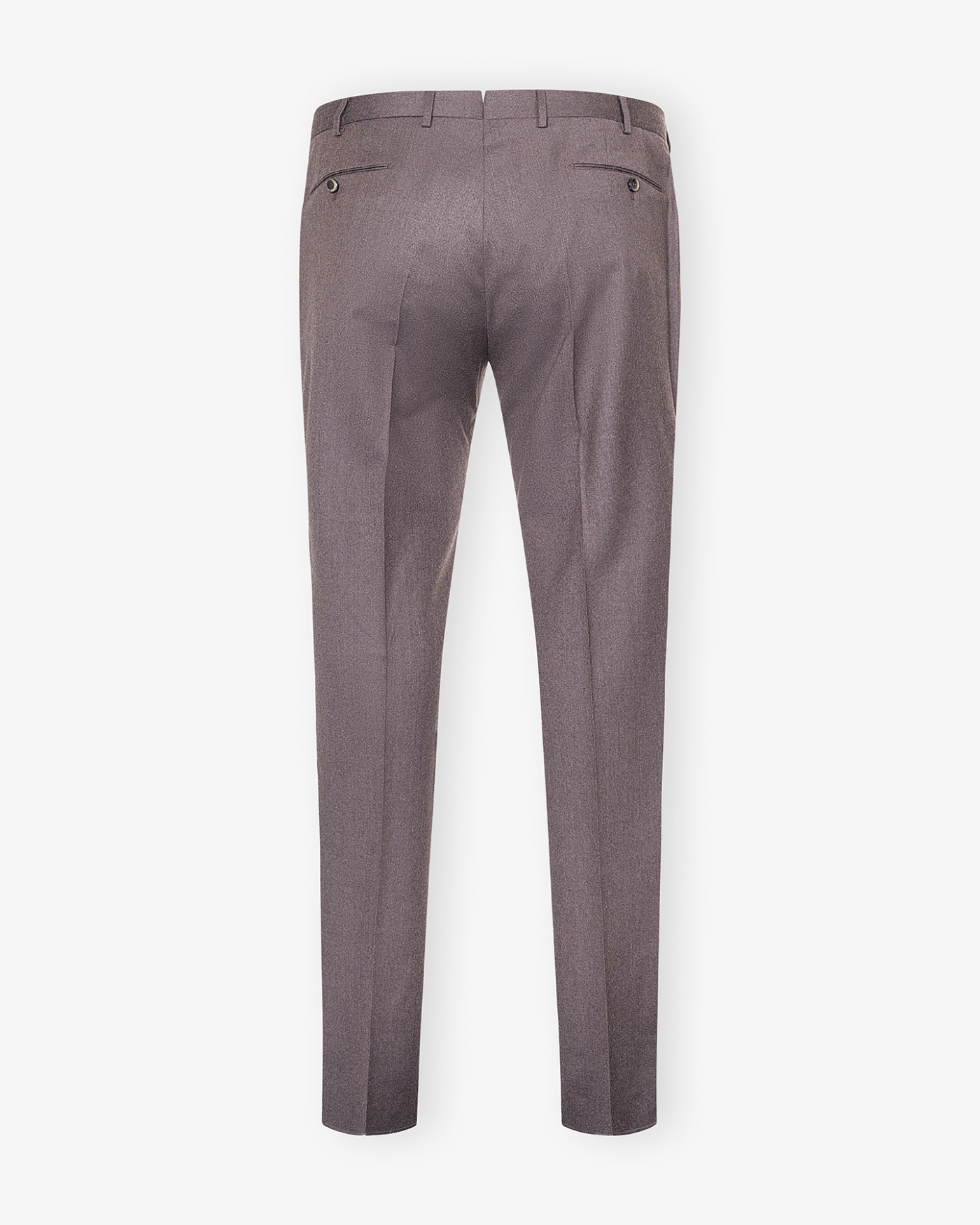 PT Torino - Trousers slim fit flannel stretch - Brown