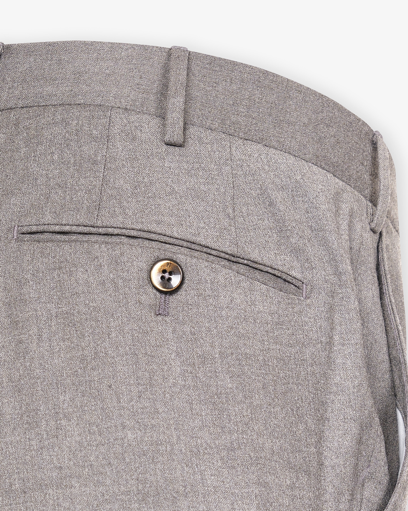 PT Torino - Trousers slim fit flannel stretch - Olive