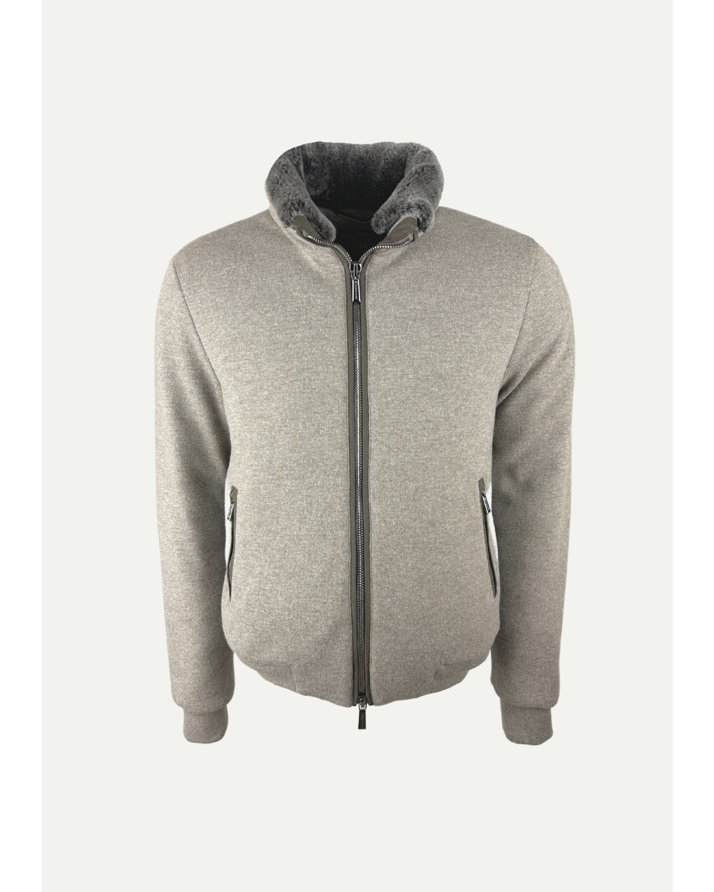 MooRER - Vest wool-cashmere - Taupe