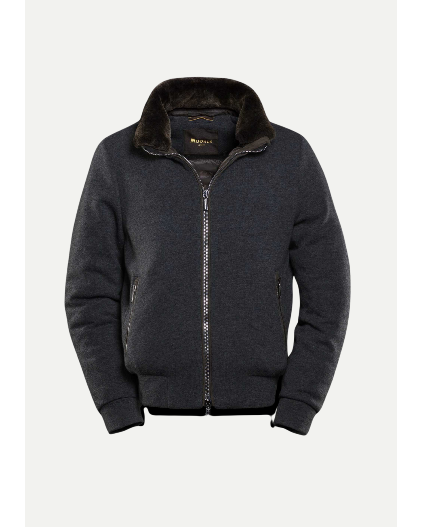 MooRER - Vest wool-cashmere - Dark grey