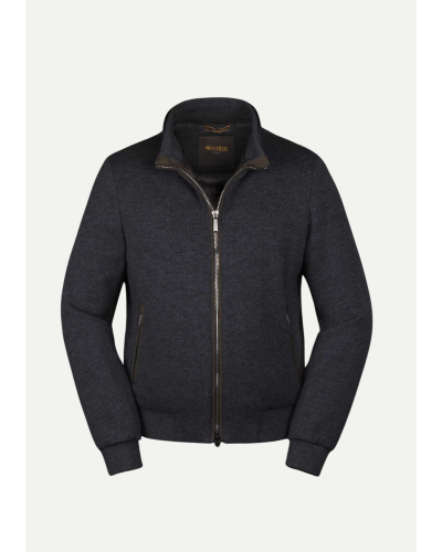 MooRER - Vest wool-cashmere - Dark grey