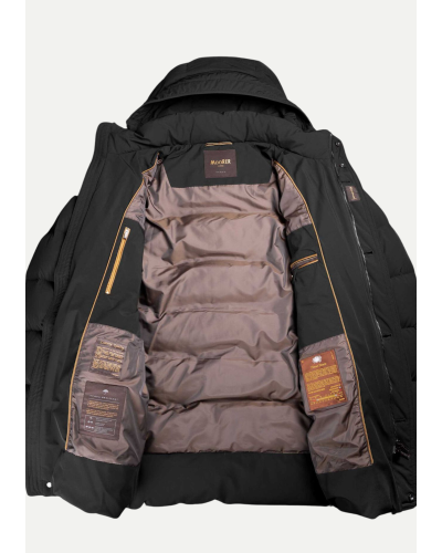 MooRER - Quilted goose feather parka - Green