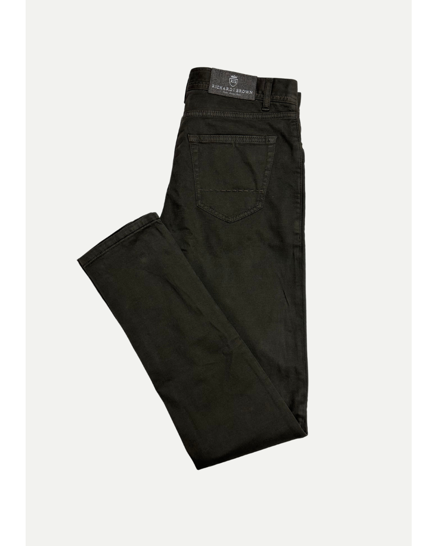 Richard J. Brown - 5-pocket with cashmere - Brown