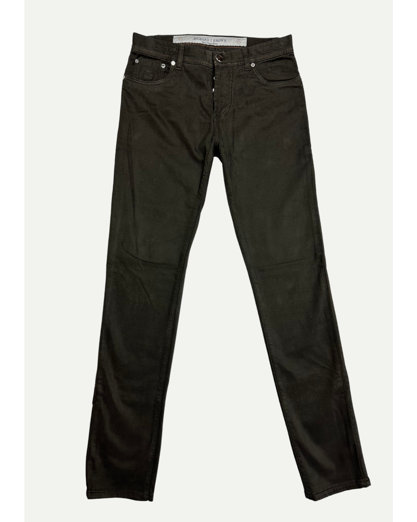 Richard J. Brown - 5-pocket with cashmere - Brown