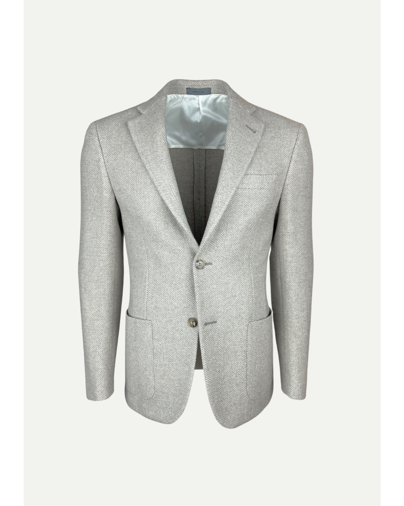 Corneliani - Jacket herringbone wool cashmere - Taupe