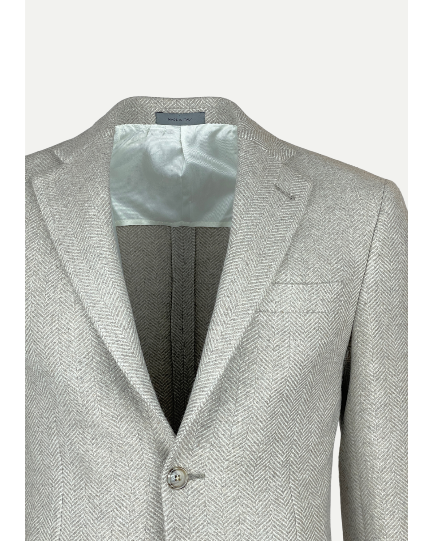 Corneliani - Jacket herringbone wool cashmere - Taupe