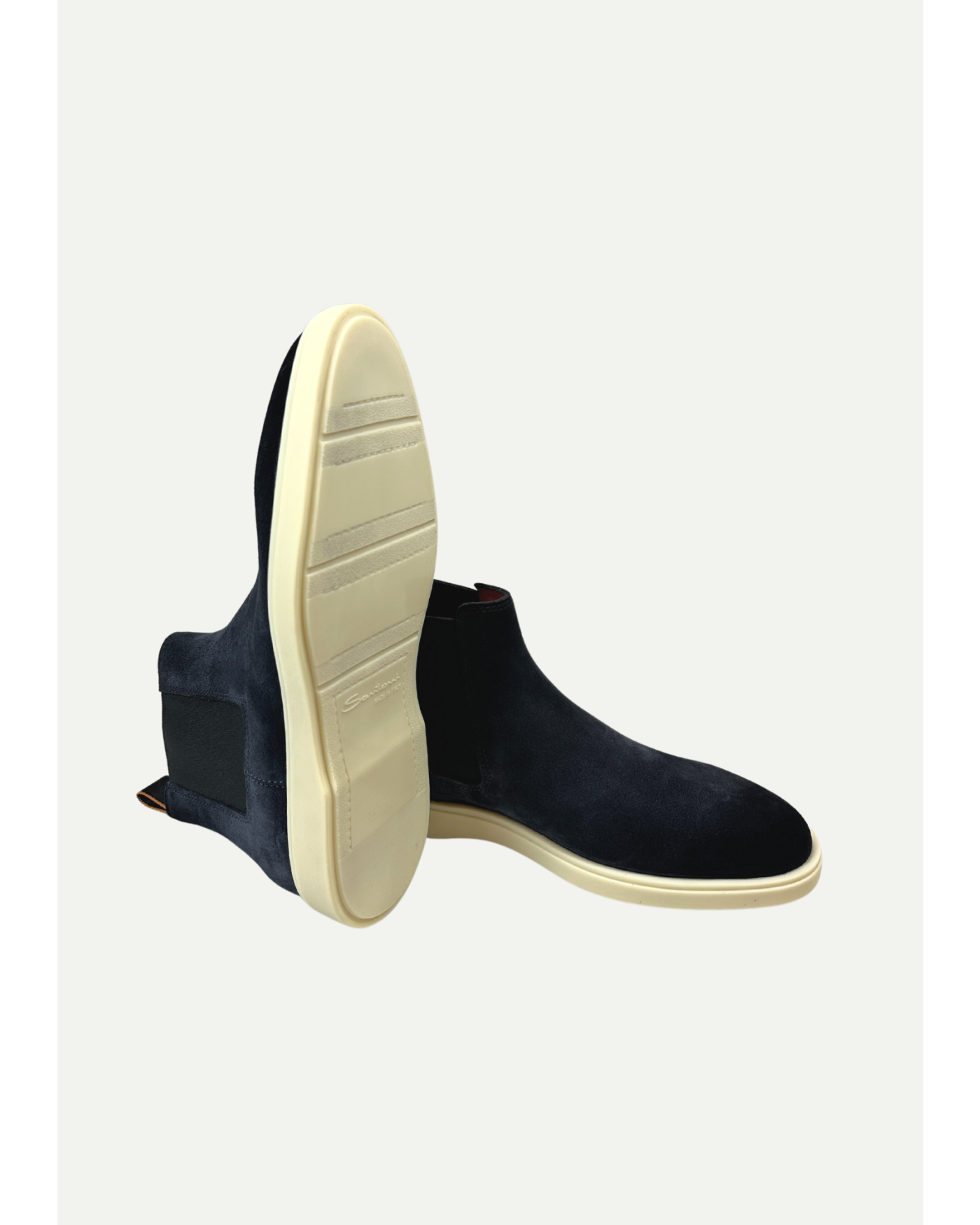 Santoni - Boot suede - Navy