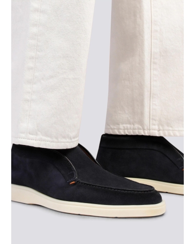 Santoni - Desert boot suede - Navy