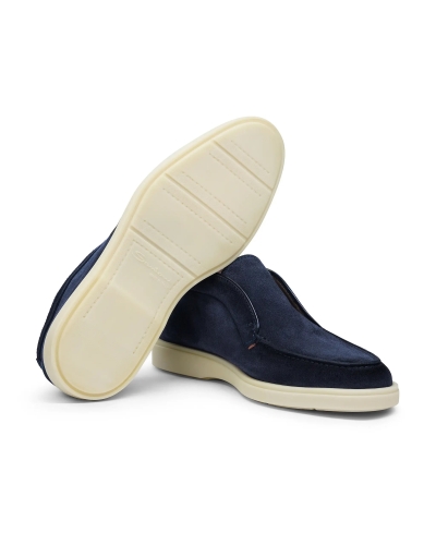Santoni - Desert boot suede - Navy