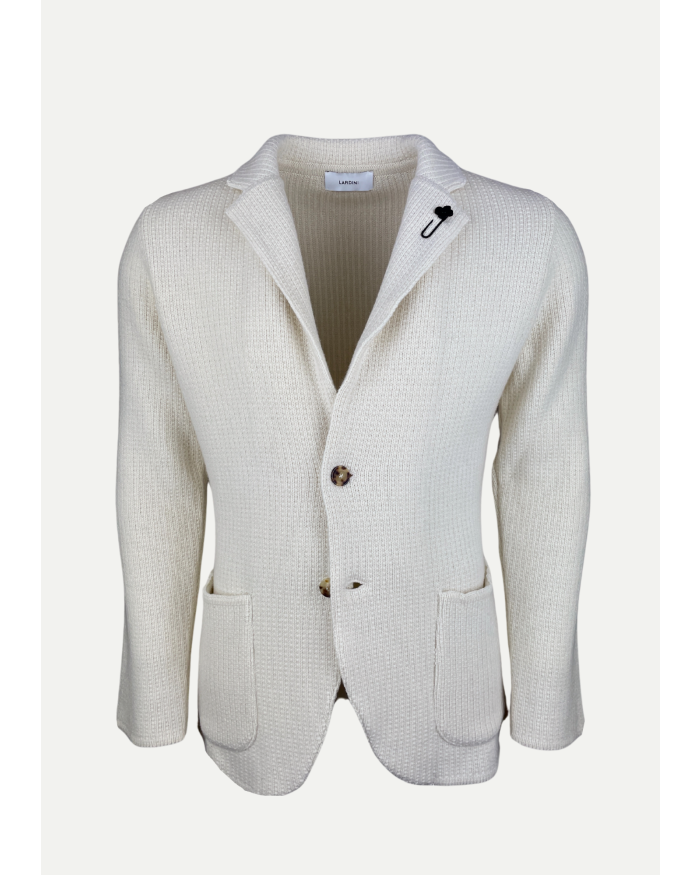 LARDINI Lardini - Jacket cashmere - Offwhite