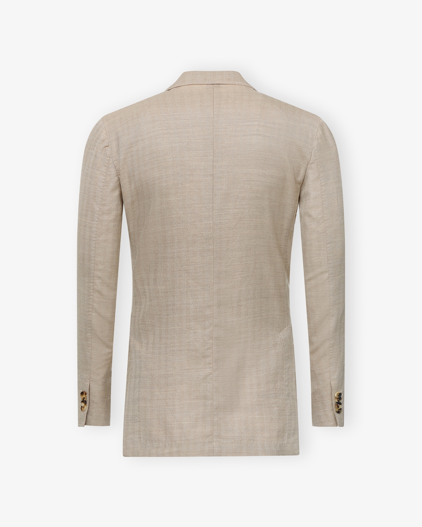 Lardini - Jacket herringbone cashmere wool silk - Taupe