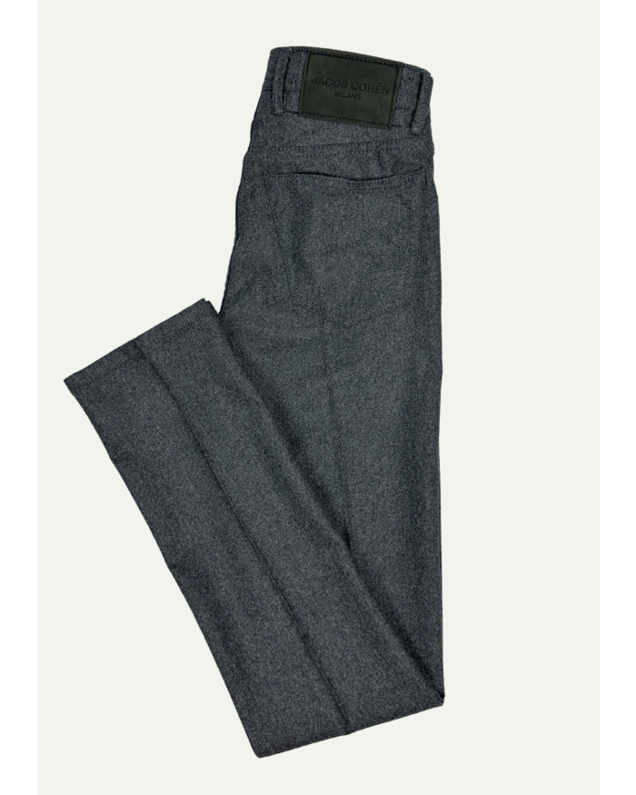 JACOB COHËN Jacob Cohën - 5-pocket flanel - Grey