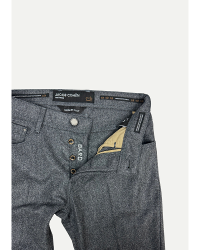 Jacob Cohën - 5-pocket flanel - Grey