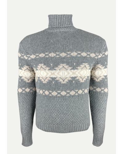Fedeli - Turtleneck cashmere - Grey/taupe
