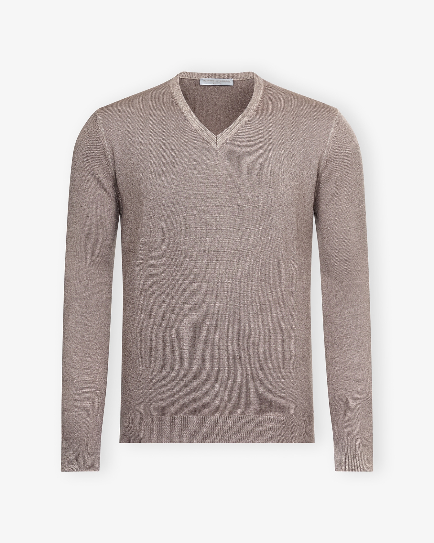 LHDA - V-neck virgin wool - Washed greige