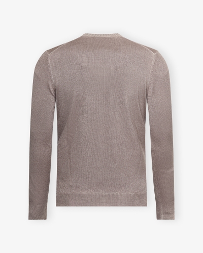 LHDA - V-neck virgin wool - Washed greige