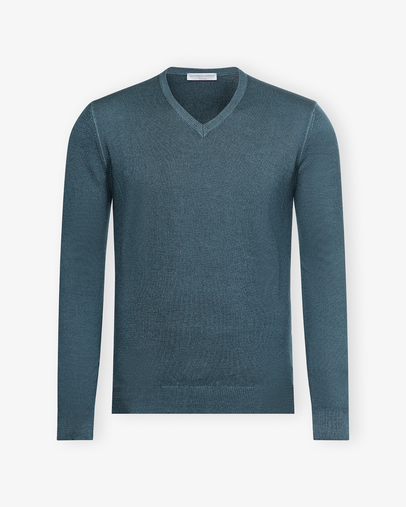 LHDA - V-neck virgin wool - Washed - Green