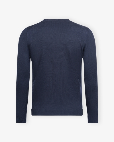 LHDA - V-neck - Virgin wool - Navy