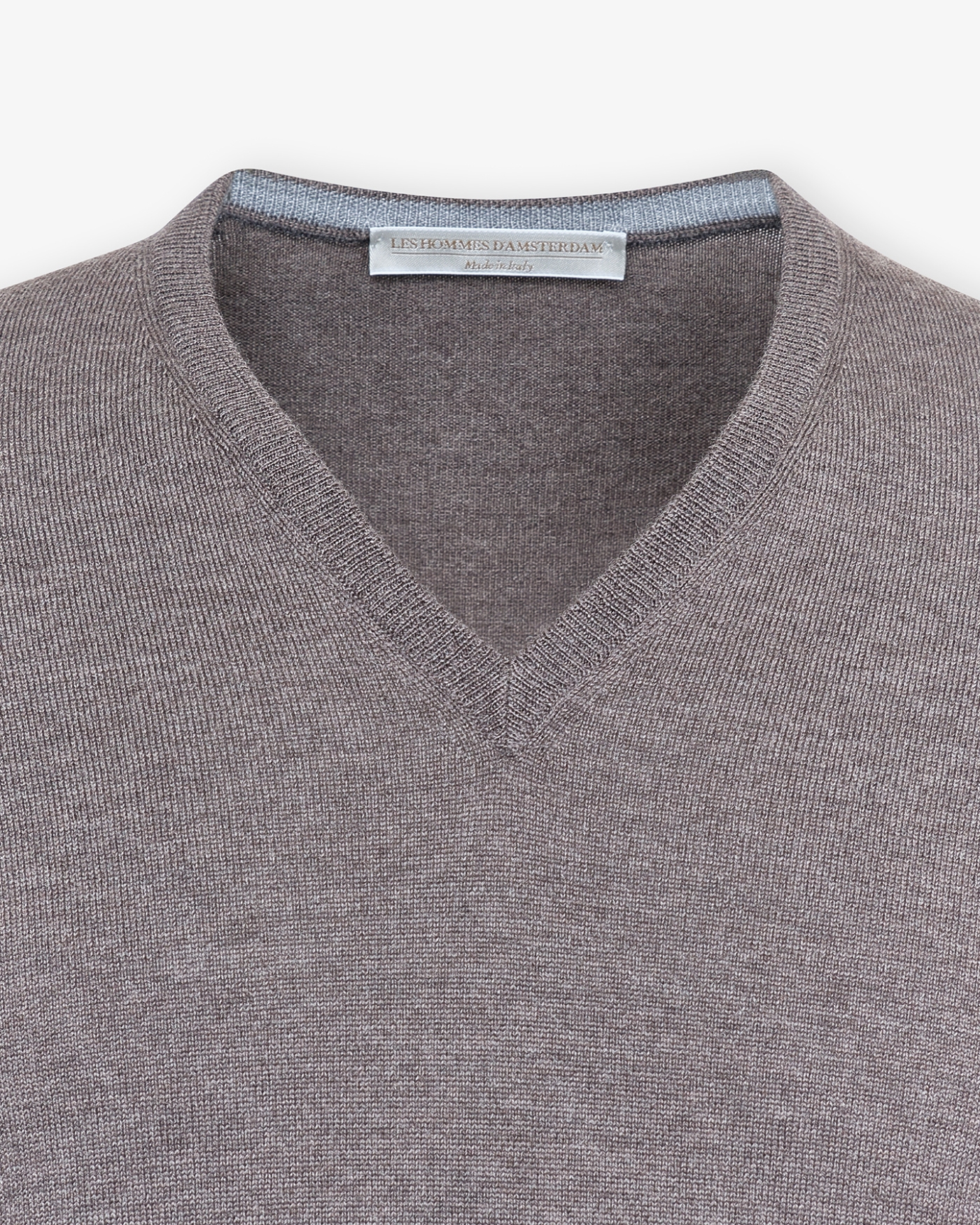 LHDA - V-neck - Virgin wool - Greige