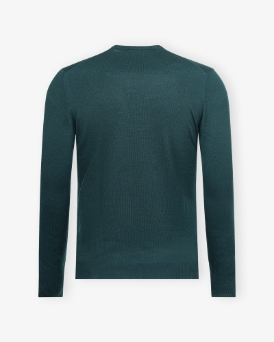 LHDA - V-neck - Virgin wool - Green