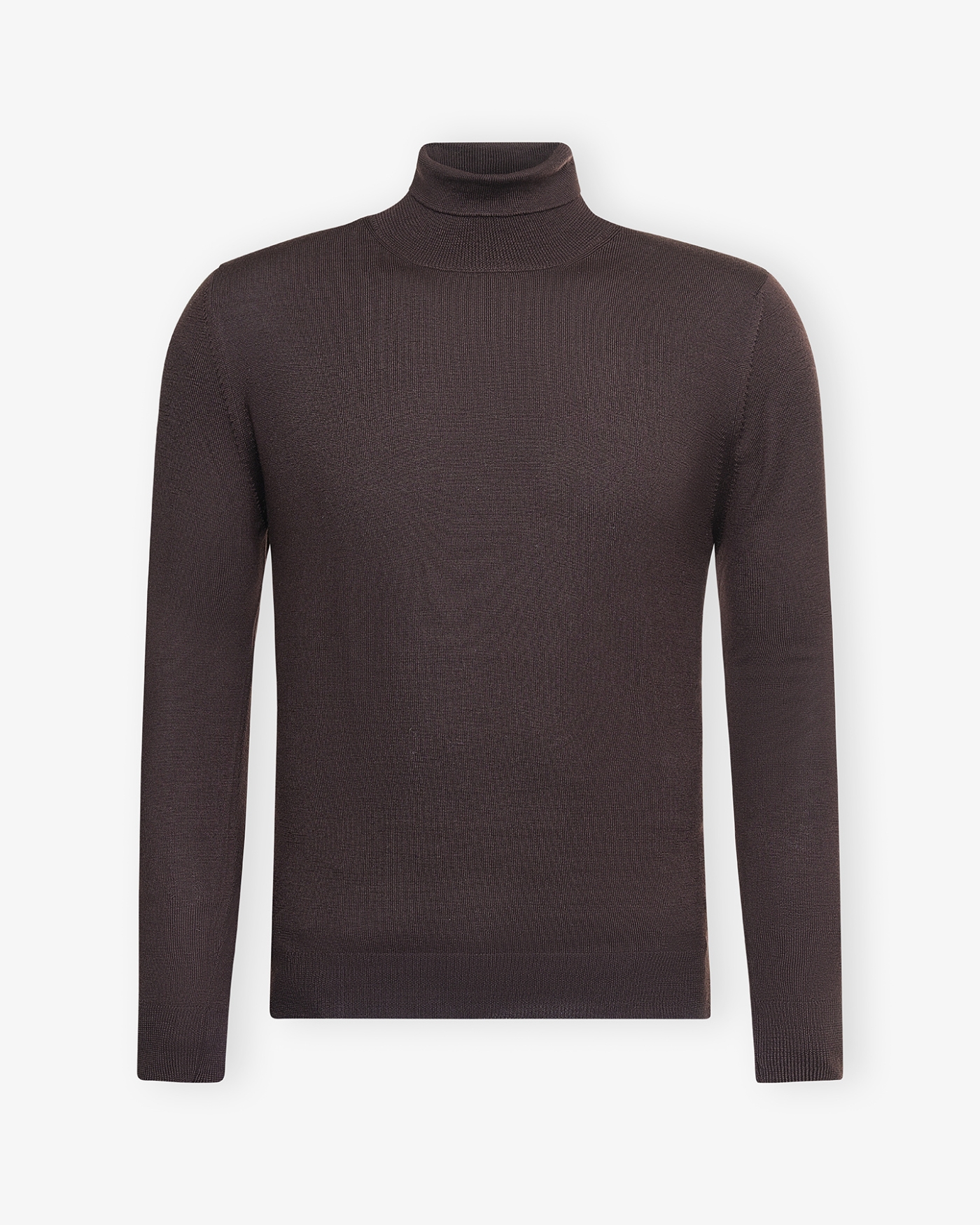 LHDA - Turtleneck virgin wool - Dark brown