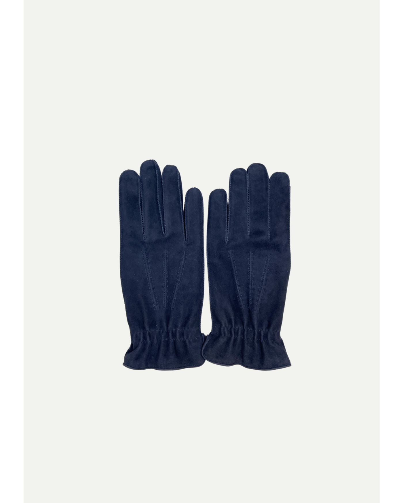 Doriani Cashmere - Gloves - Suede with cashmere - Navy