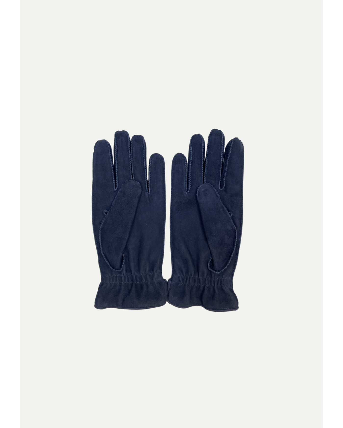 Doriani Cashmere - Gloves - Suede with cashmere - Navy