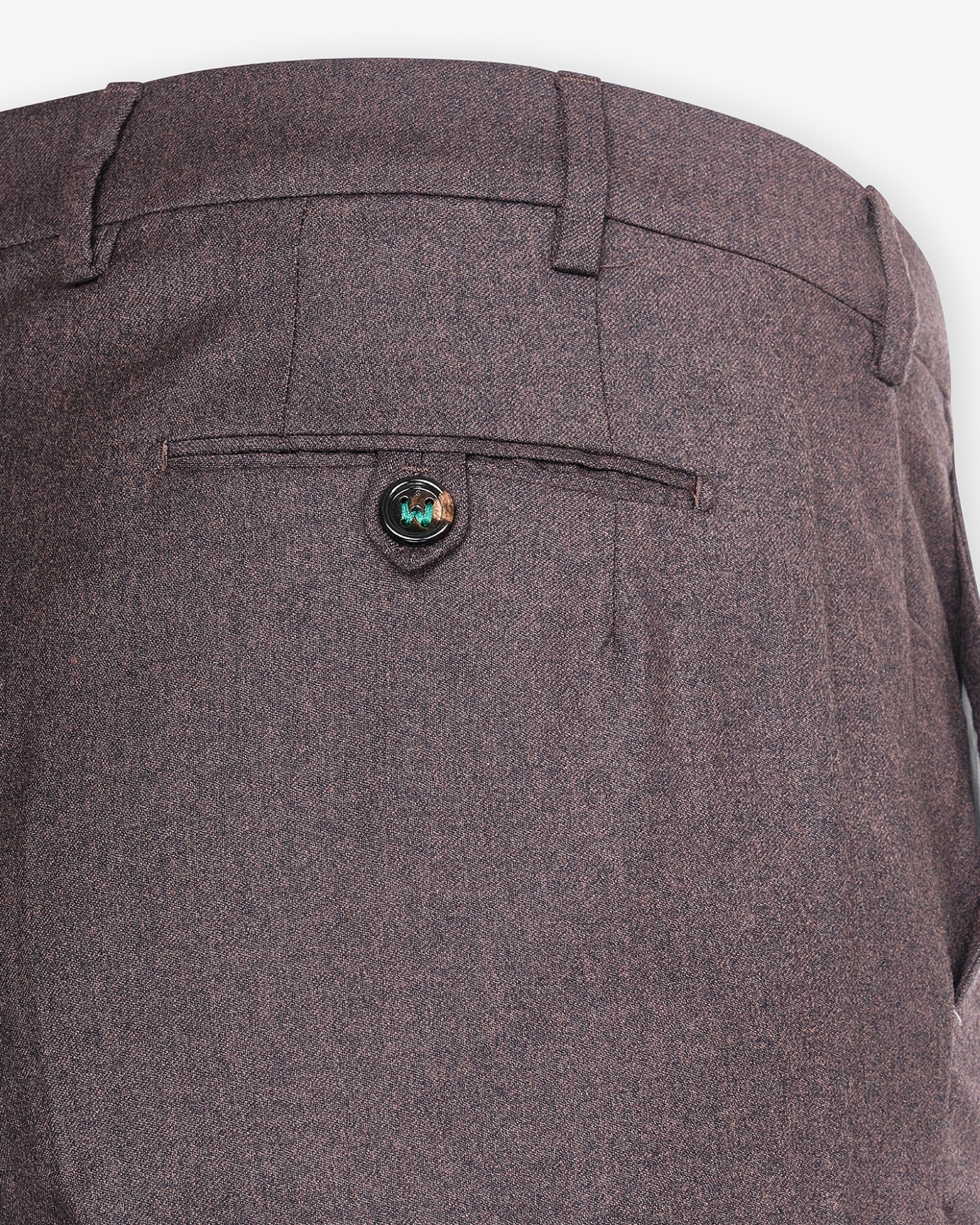 Berwich - Trousers flannel - Dark brown