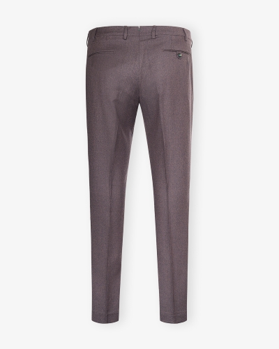 Berwich - Trousers flannel - Dark brown