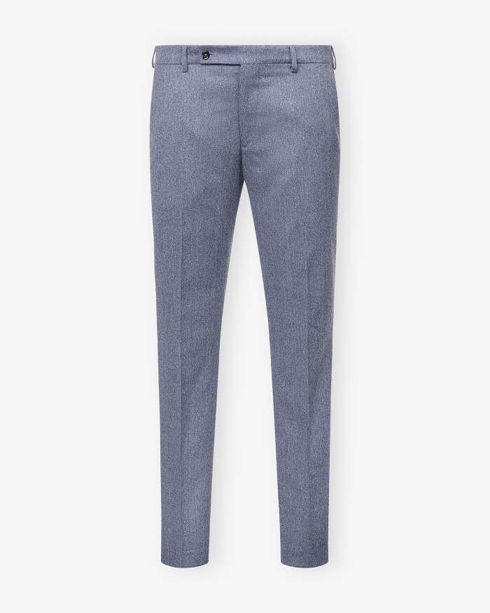 BERWICH Berwich - Trousers flannel - Grey-Light blue