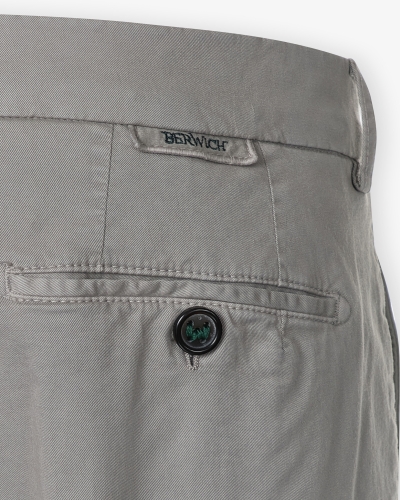 Berwich - Trousers cotton with stretch - Grey