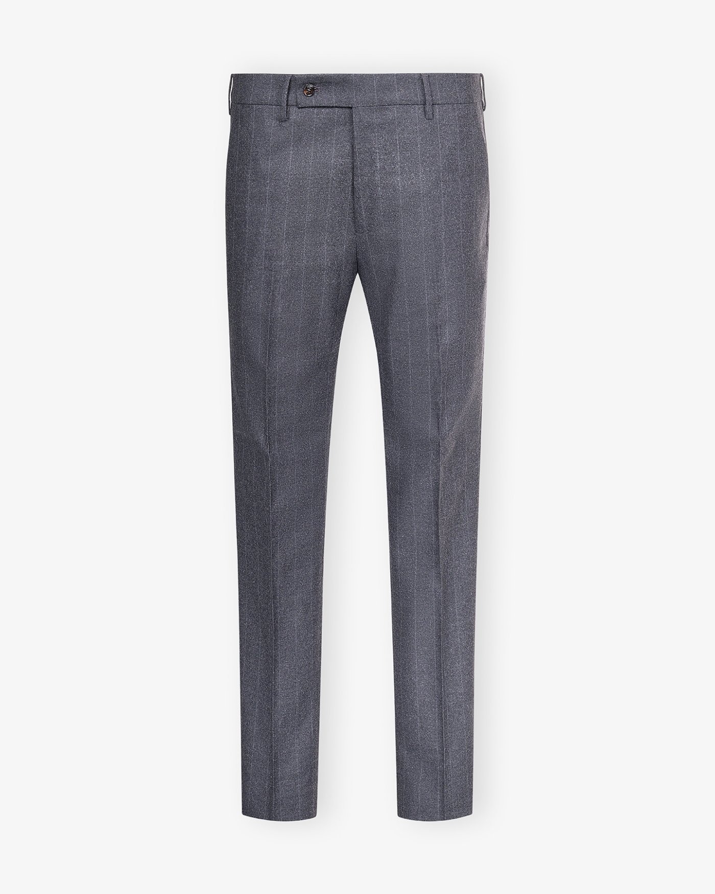Berwich - Trousers pinstripe flannel with stretch - Grey