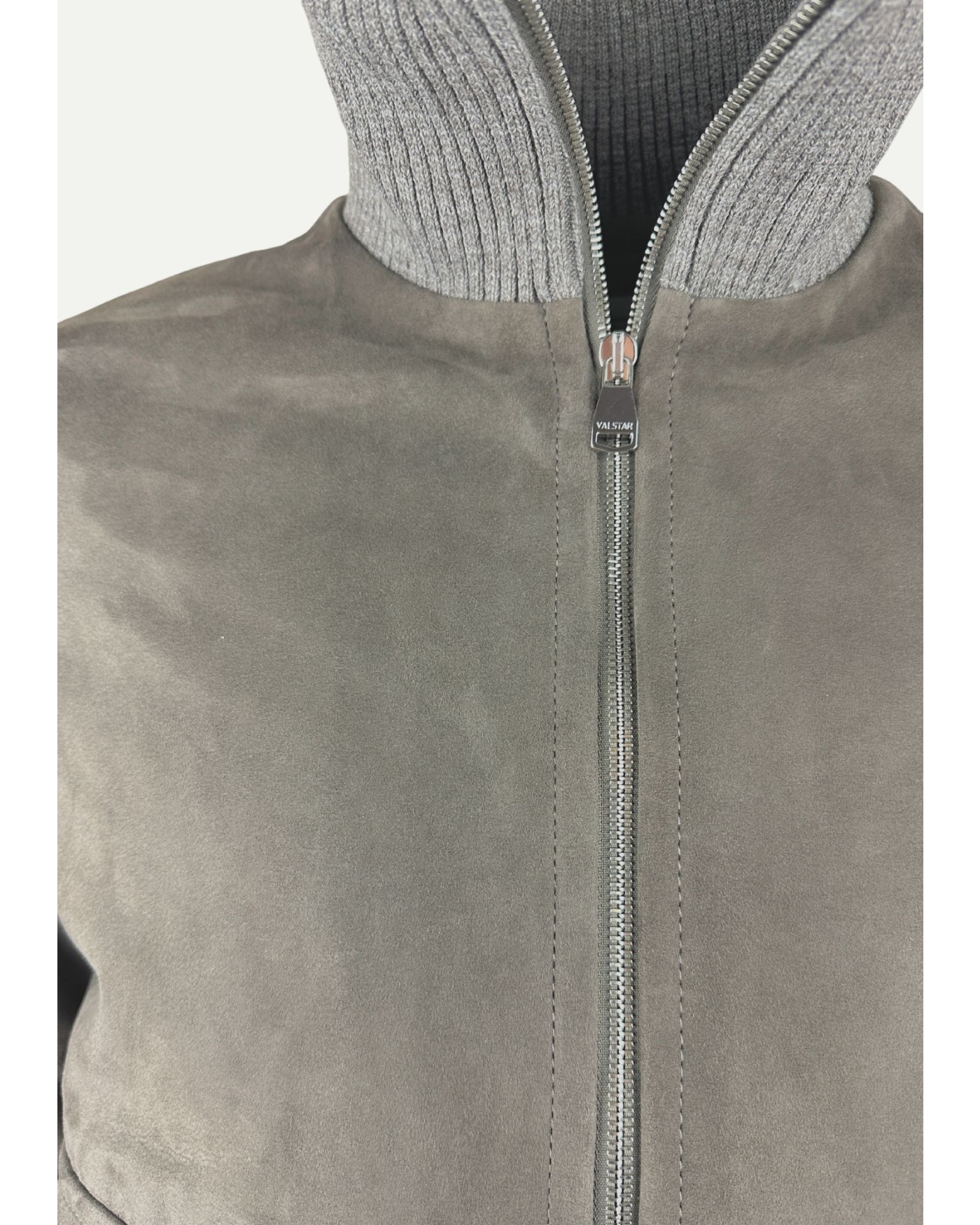 Valstar - Bomber jacket lambskin leather - Greige