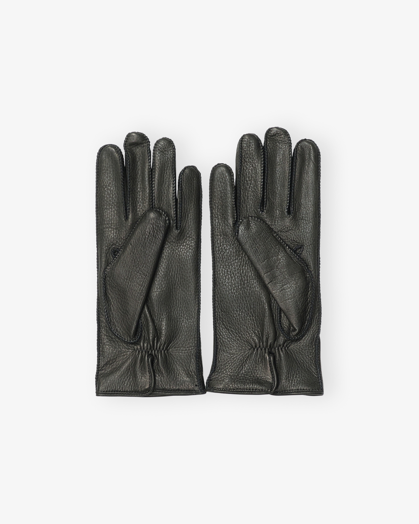 Doriani Cashmere - Gloves leather with cashmere - Black