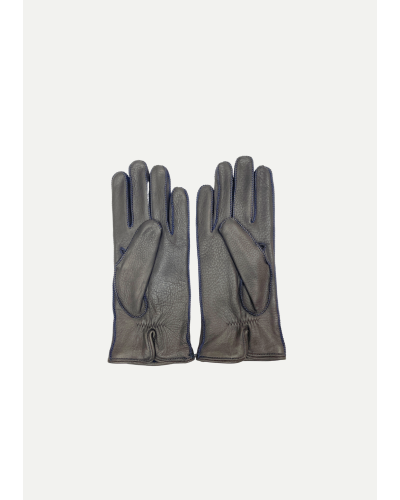 Doriani Cashmere - Gloves leather with cashmere - Brown