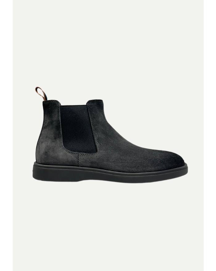 SANTONI Santoni - Boot suede - Dark grey