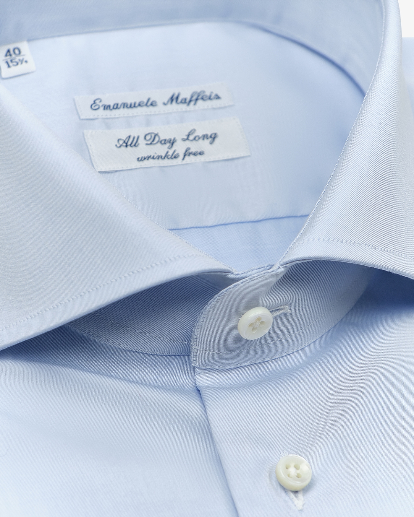 Emanuele Maffeis - Lavinia wrinkle free - Light blue