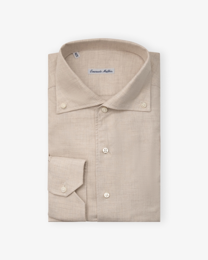 EMANUELE MAFFEIS Emanuele Maffeis - Flannel shirt Annapurna - Sand