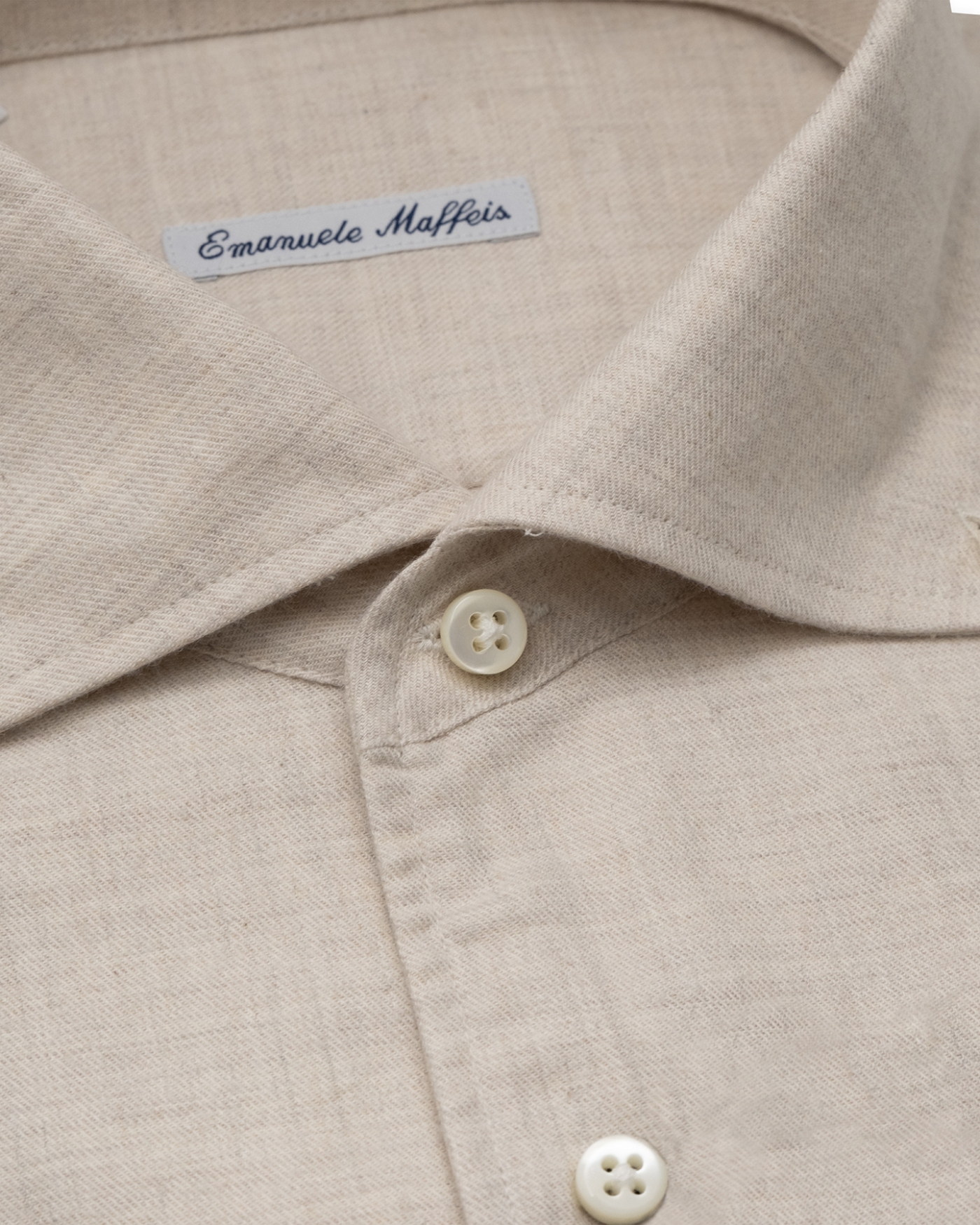Emanuele Maffeis - Flannel shirt Annapurna - Sand