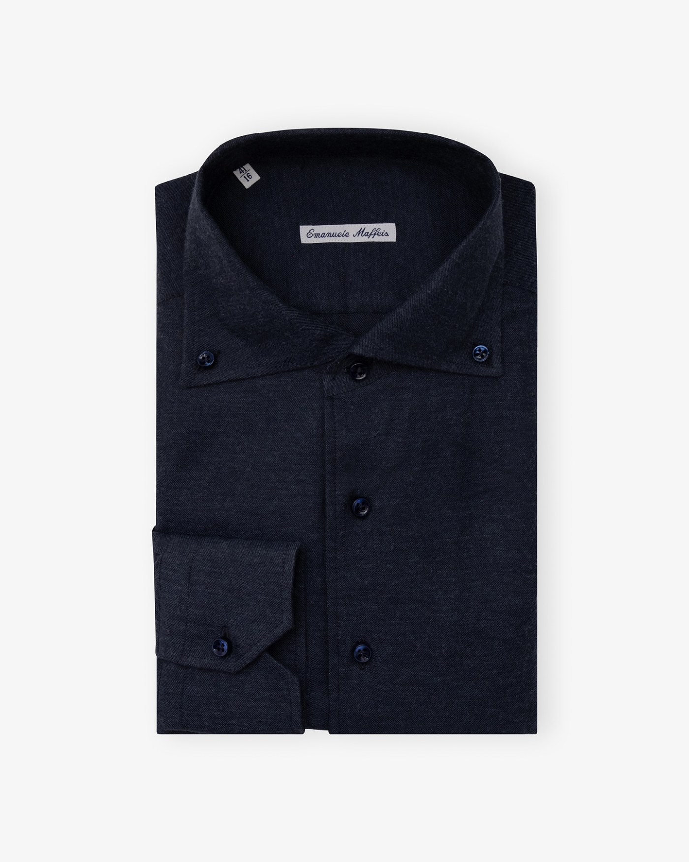 Emanuele Maffeis - Flannel shirt Annapurna - Night blue