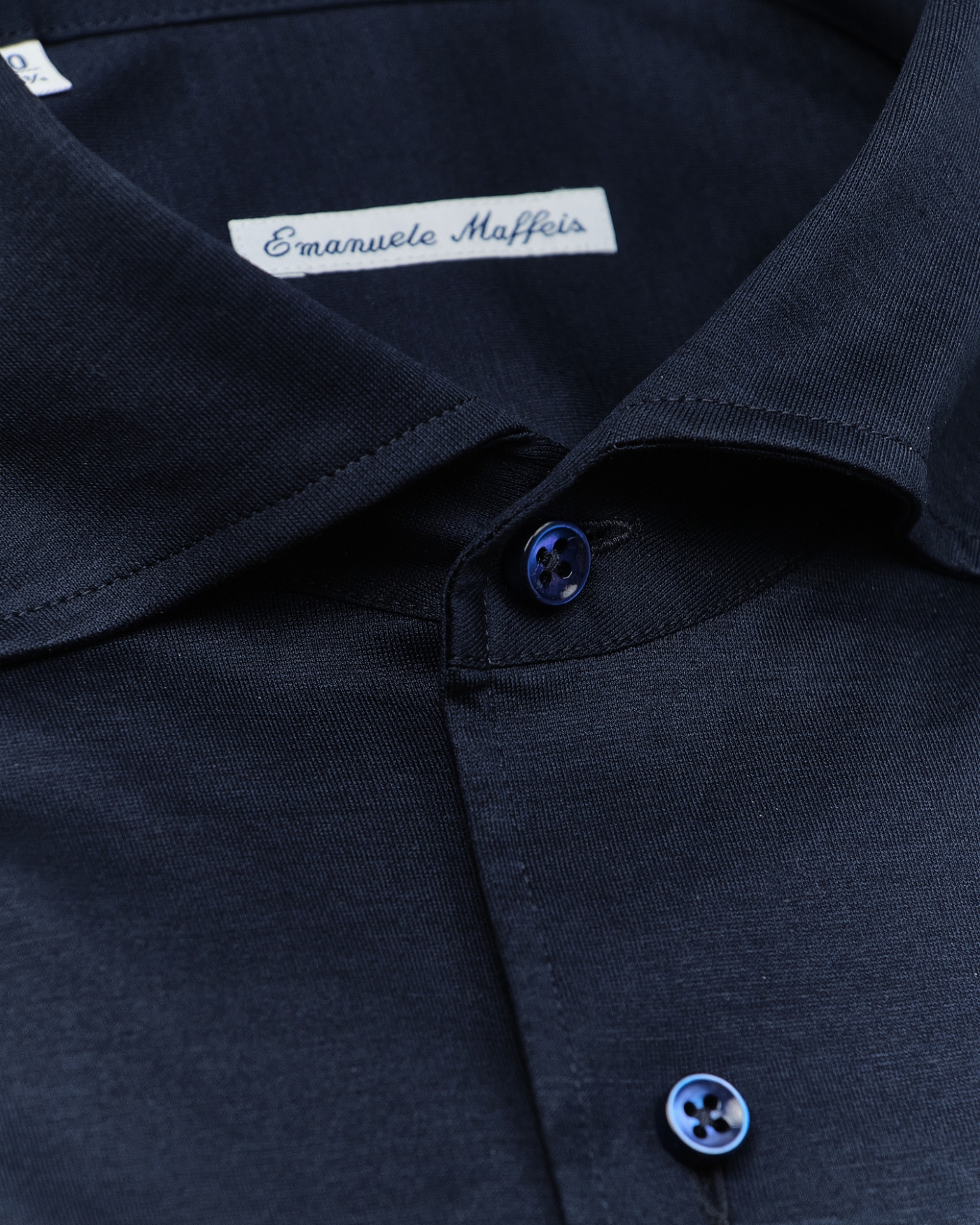Emanuele Maffeis - Stretch shirt button down - Navy