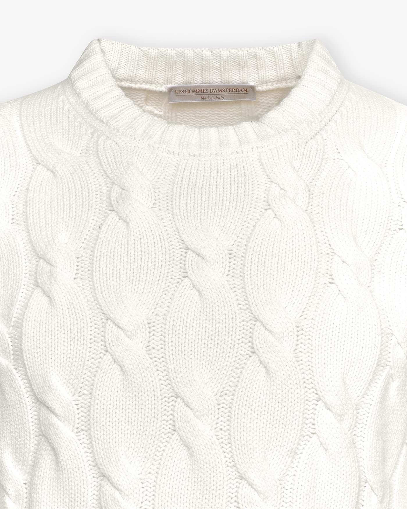 LHDA - Round neck - Wool cashmere - Offwhite