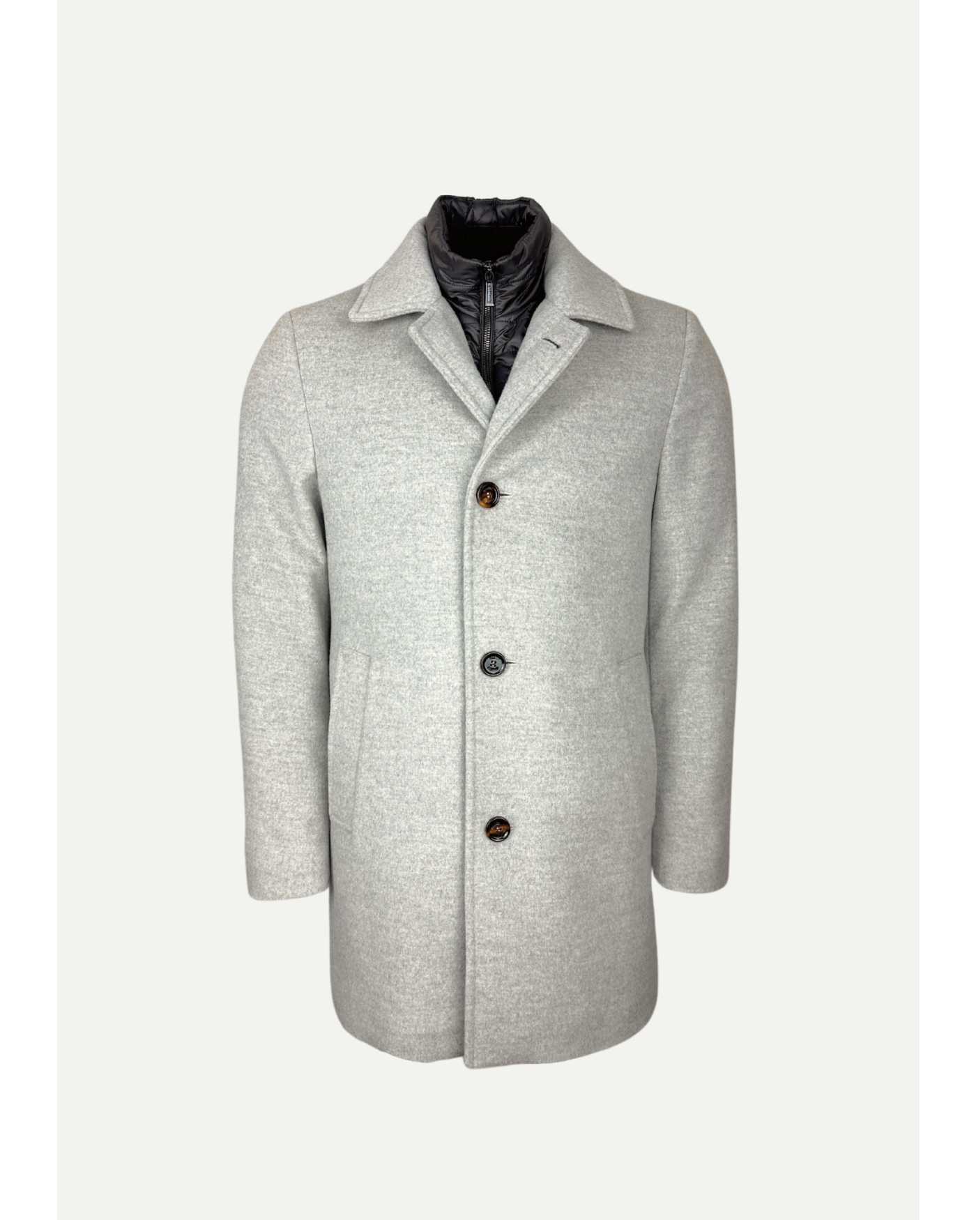 MooRER - Overcoat wool/cashmere - Stone