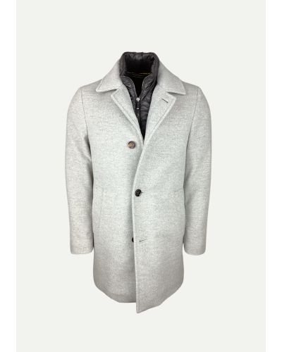MooRER - Overcoat wool/cashmere - Stone
