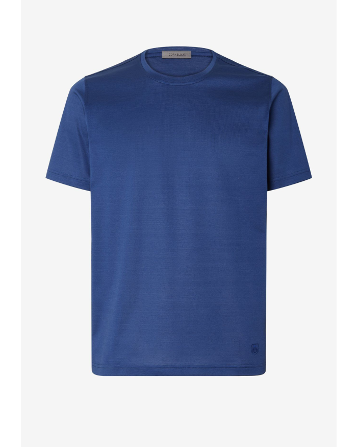 CORNELIANI Corneliani - T-shirt fine cotton - Blue