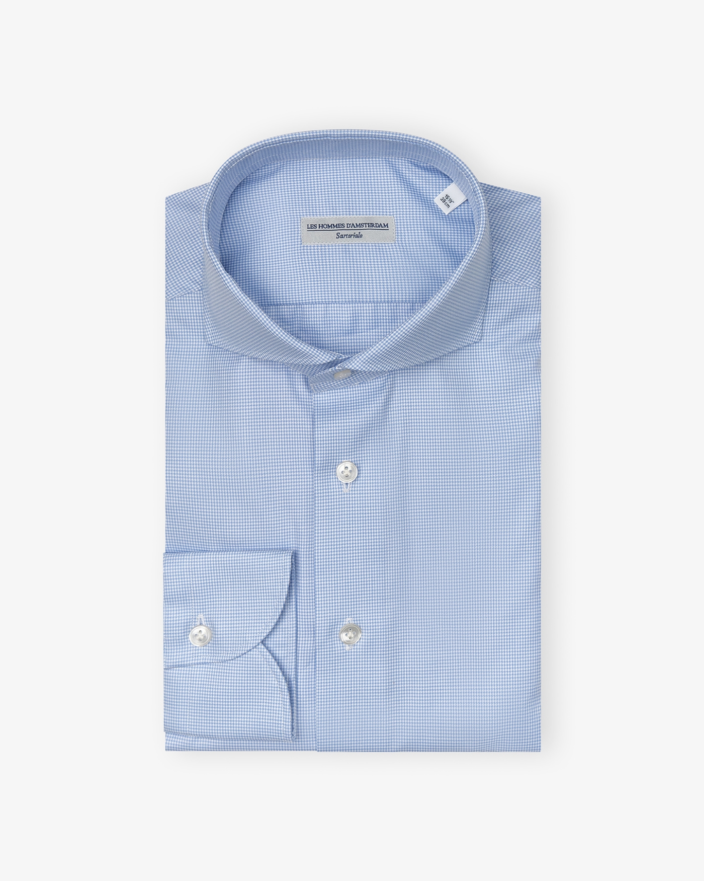 LHDA x Thomas Mason - Shirt modern fit - Pied-de-poule