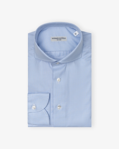LHDA x Thomas Mason - Shirt modern fit - Pied-de-poule
