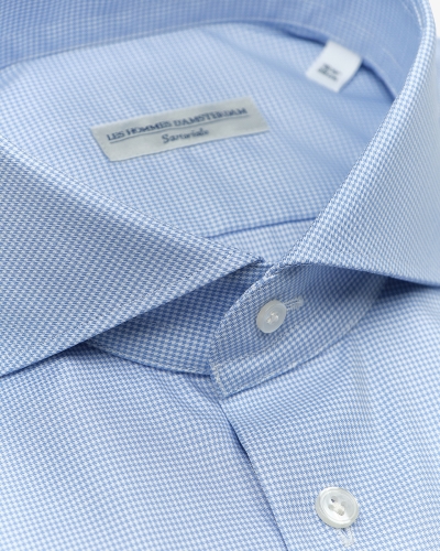 LHDA x Thomas Mason - Shirt modern fit - Pied-de-poule