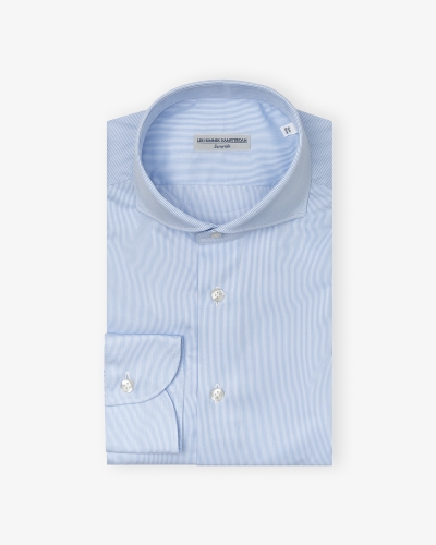 LHDA x Thomas Mason - Shirt modern fit - Thin stripes