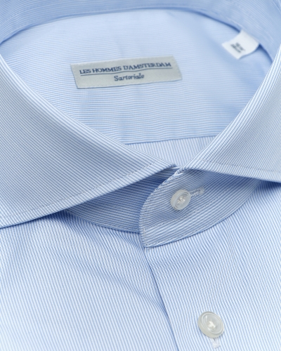 LHDA x Thomas Mason - Shirt modern fit - Thin stripes